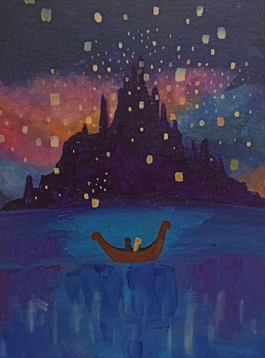 Quadro "As lanternas"