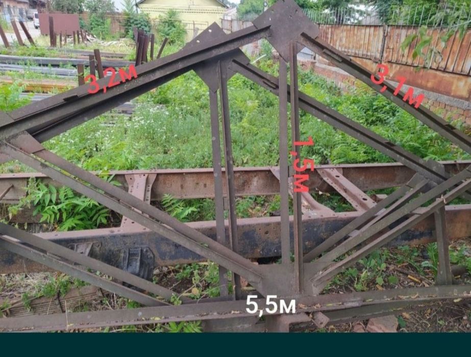 Металеві ферми для даху