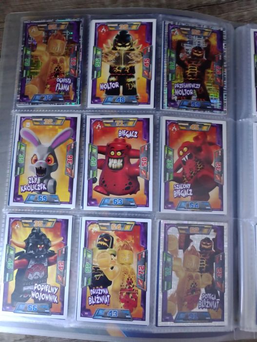 Nexo knights. Album z kartami. 104 karty, TCG seria 1