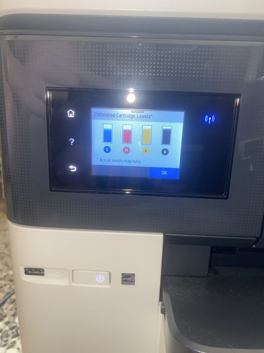Impressora Multifunções A3 e A4 HP OfficeJet Pro 7740 (Como Nova + Tinteiros Cheios)