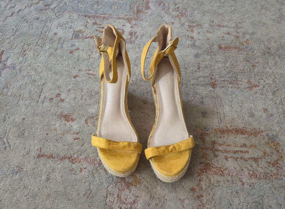 Mohito sandały espadryle na koturnie zamszowe r. 40