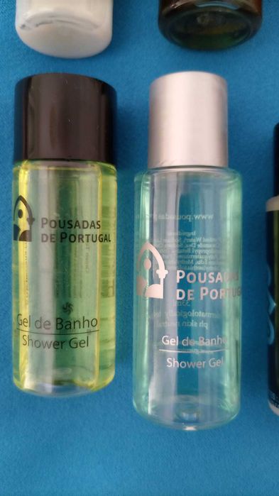 Conjunto de gel de banho miniaturas de hotel - Originais