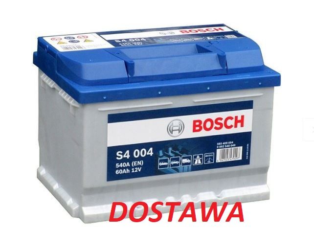 Akumulator Bosch 60Ah 540A 0 092 s40 040 Dowóz(montaż)trójmiasto i okolice