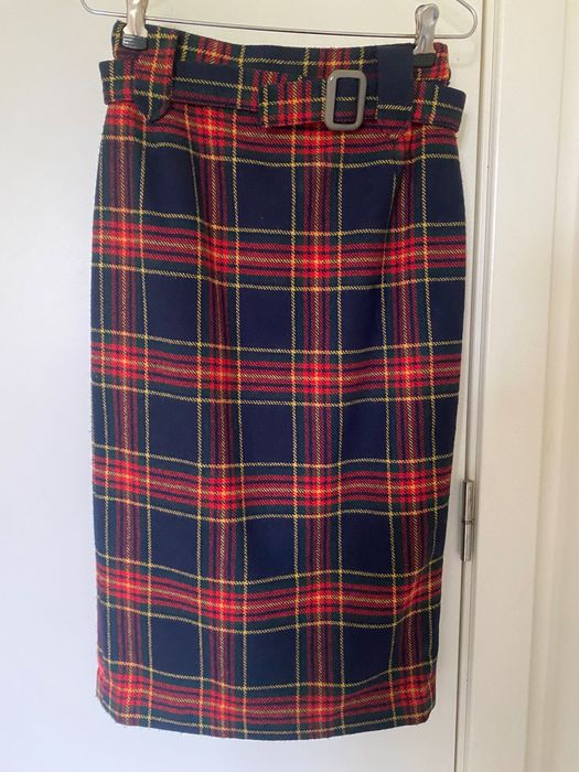 Saia em fazenda xadrez