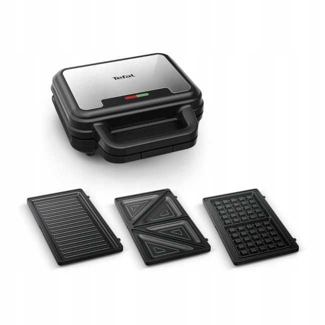 Opiekacz Gofrownica Panini do kanapek TEFAL UltraCompact SW383D10 3w1