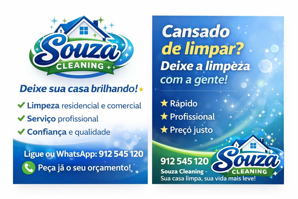 Limpeza  doméstica