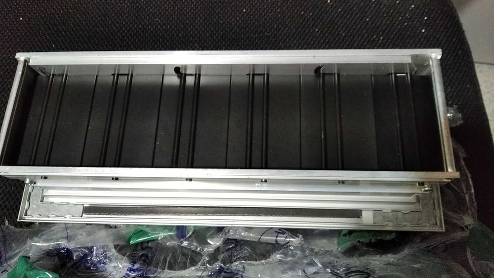 Grelha de ventilação em Alumínio Novas 33 x 13 cm Tubo flexível 300mm