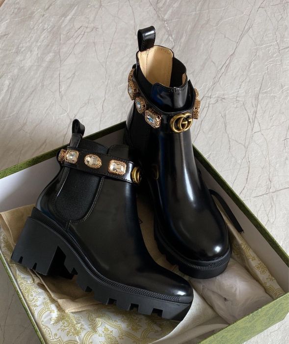 Botki czarne gucci