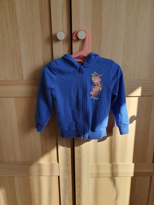 Bluza na zamek z kapturem 86/92