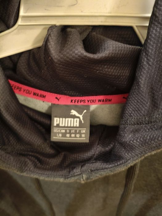 Bluza szara puma z kapturem stan b dobry