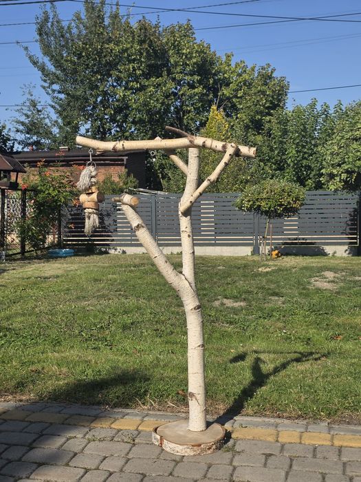 Stojak, plac zabaw dla ptaków (papug)