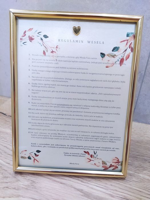 Regulamin wesela, Iskierki miłości