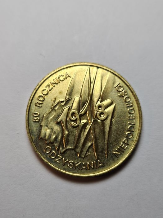 moneta 2 zł - 1998 rok