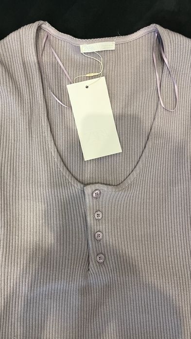 Трикотажна сукня zara середньої довжини