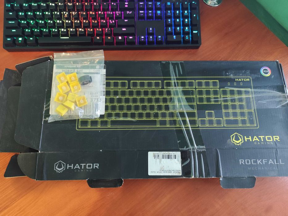 Клавіатура Hator Rockfall USB Mechanical Red UA (HTK-606) | механічна