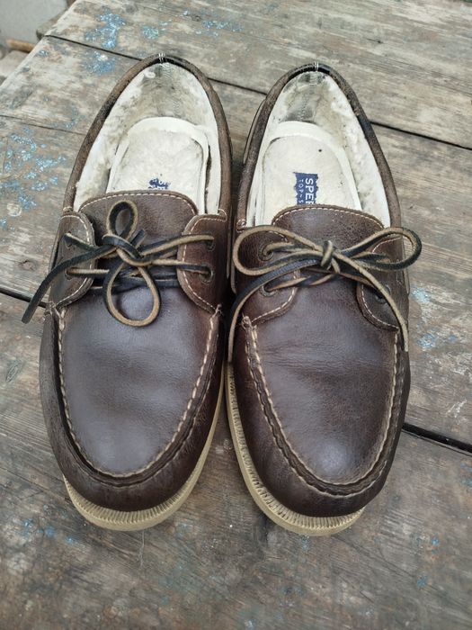 Мужские мокасины на натуральном меху