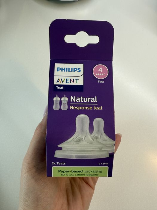 Philips Avent соска силіконова 4