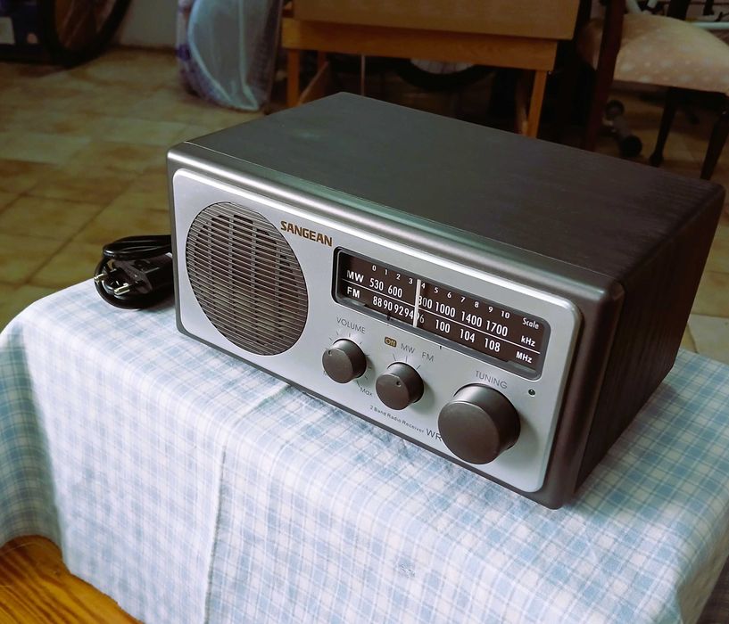 Rádio Sangean WR1 Cinza