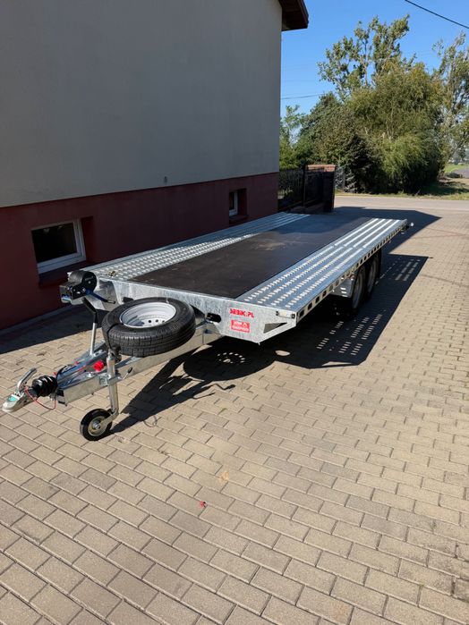 Laweta 500x205 DMC 2700 kg wyciągarka najazdy 250 cm – wynajem