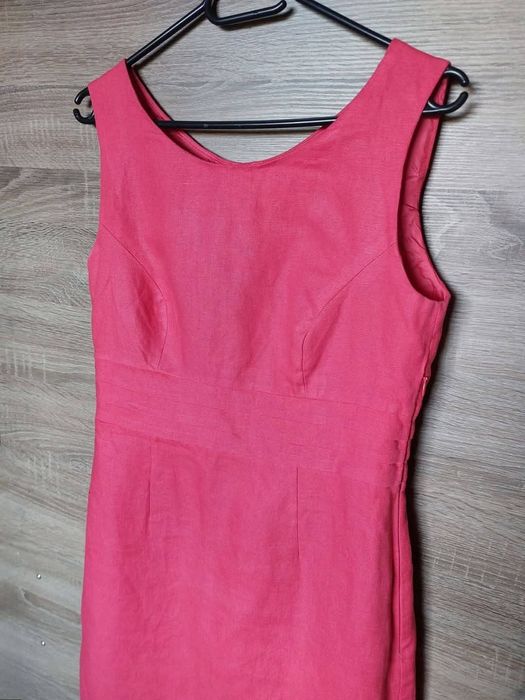 Lniana sukienka letnia claire len