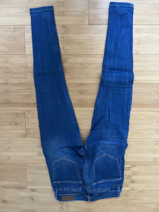 Spodnie jeansowe z przetarciami tally weijl 34