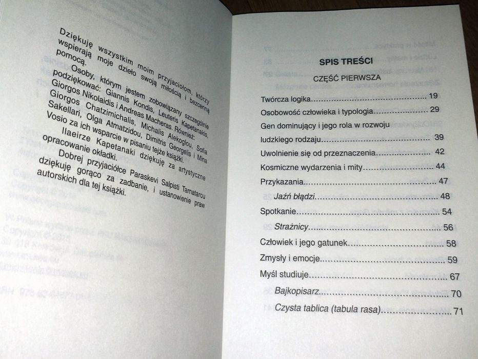 PASCHALIDES Kiedy człowiek spotyka siebie samego Tri Anthropo Type