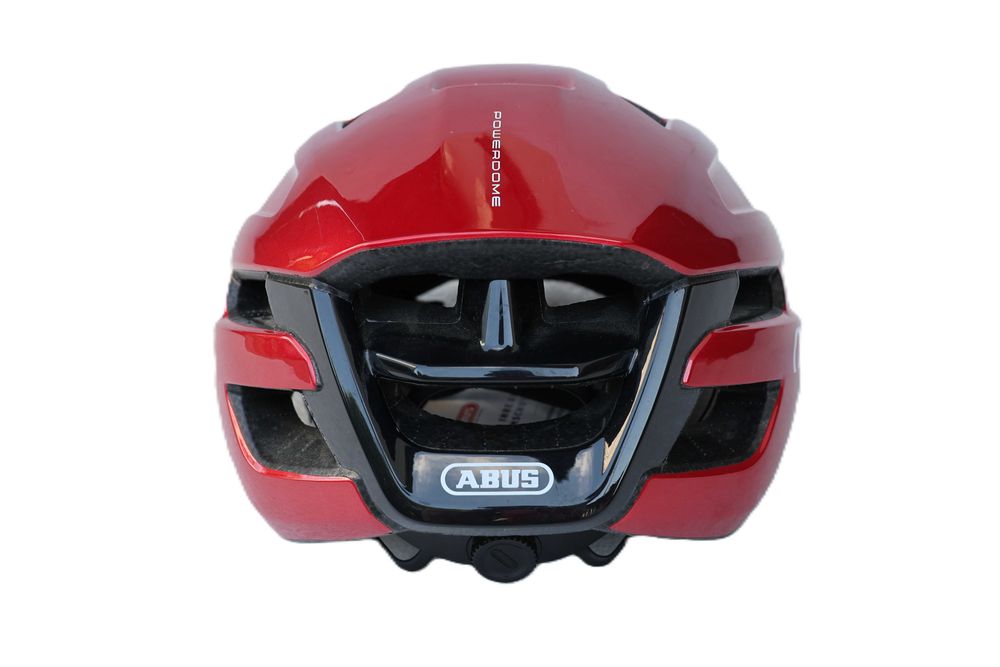 Kask rowerowy ABUS POWERDOME red blaze, L 57-61 cm