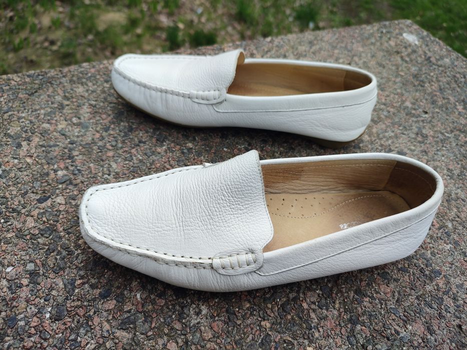 Кожаные мокасины р.39