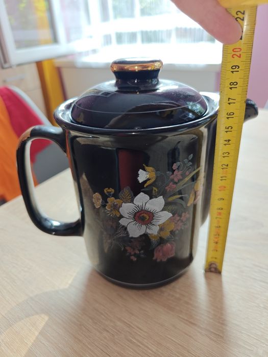 Dzbanek, imbryk z porcelitu PRL