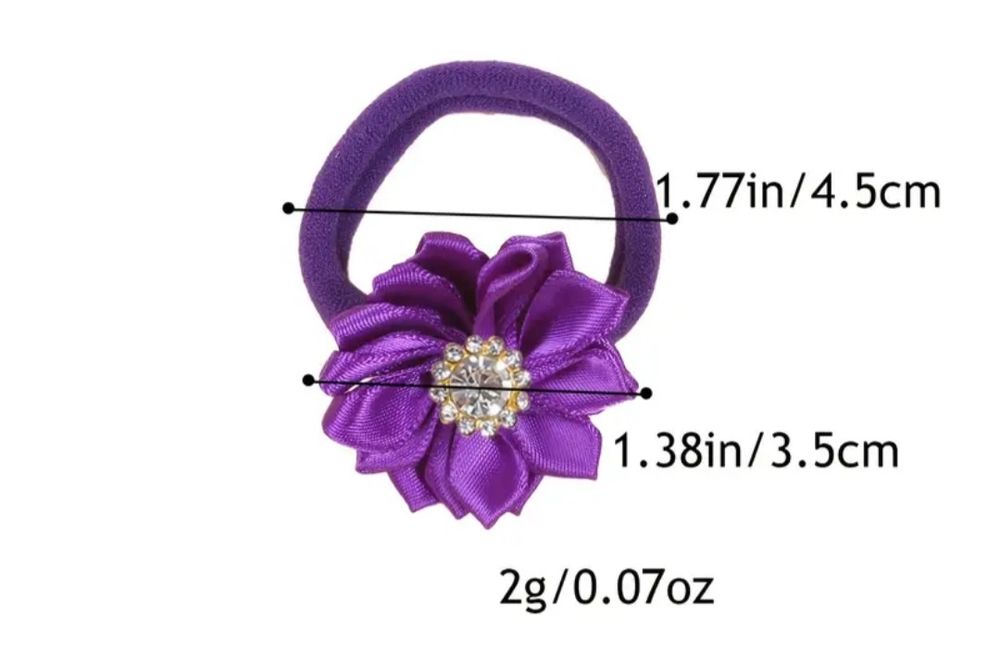 Набір квіткових резинок для волосся (20 шт.)