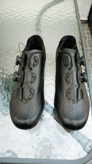 Sapatos de ciclismo de estrada sola em carbono
