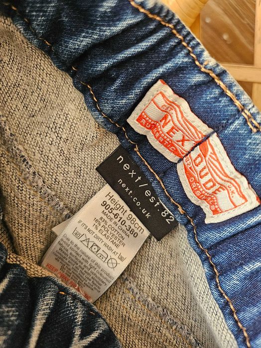Next skinny jeans spodnie dla chłopca rozmiar 98