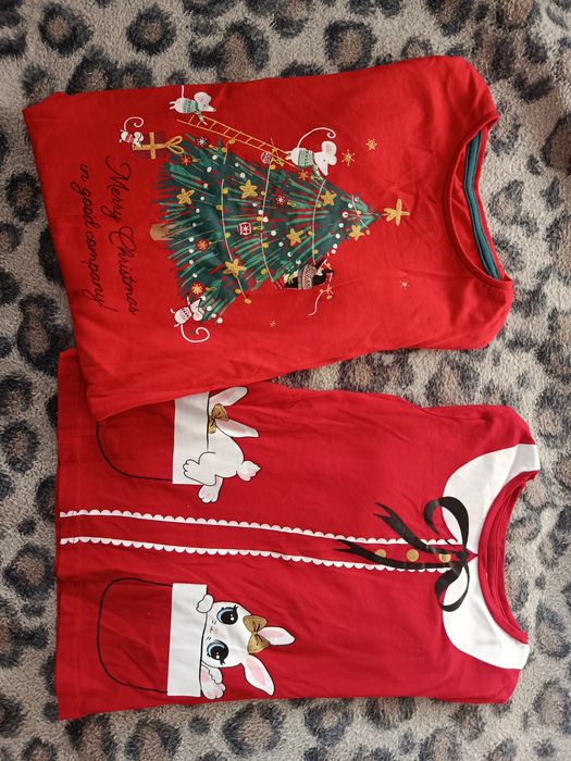 Święta, Piękne Bluzki dziewczynka 98/104 jak nowe, zdjęcia, do przedsz