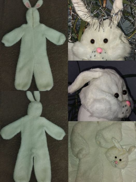 Новогодний детский костюм зайца