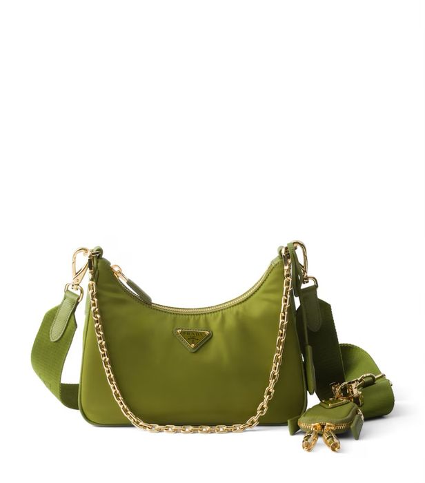 torebka Prada nylon re edition khaki chanel saint laurent