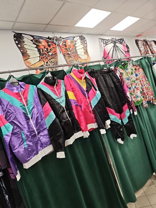 Dresy w stylu lat 80 dres kicz party PRL impreza przebierana Wrocław damski męski uniwersalny