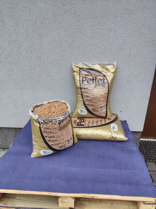 Oryginalny Pellet Gold Certyfikowany ENplus A1 Dostawa Gratis