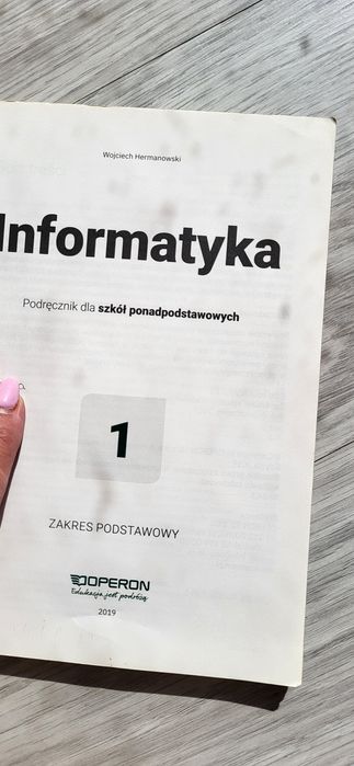 Podręcznik do informatyki  kl. 1