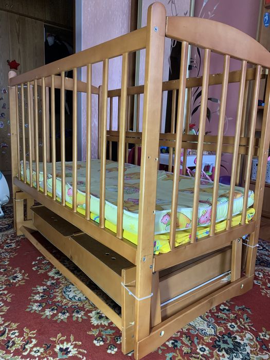 Дитяче ліжко 120/60 з матрасом