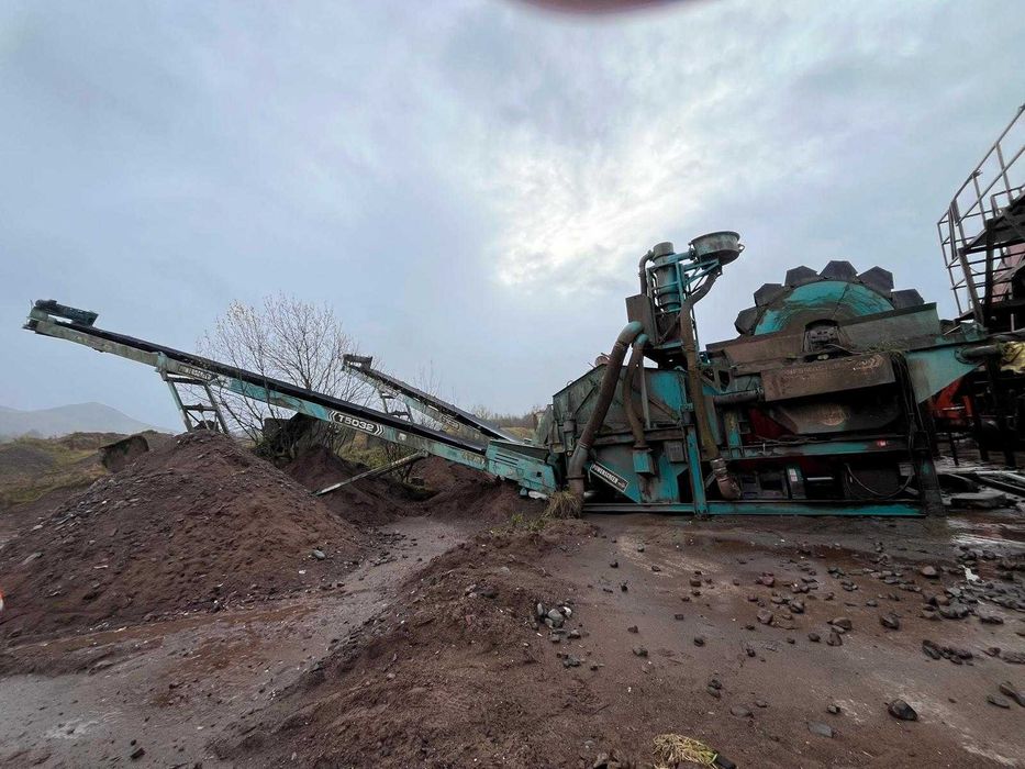 Hydrocyklon Odwadniacz kołowy Przesiewacz Powerscreen Terex Finemaster 120