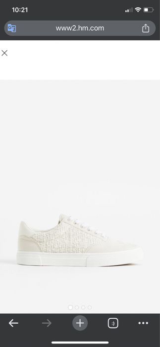 Нові кеди  жіночі h&m