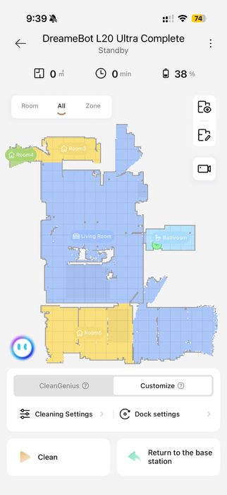 Робот-пылесос Dreambot L20 Ultra