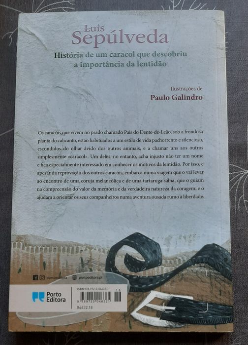 Livro- História de um caracol que descobriu a importância da lentidão