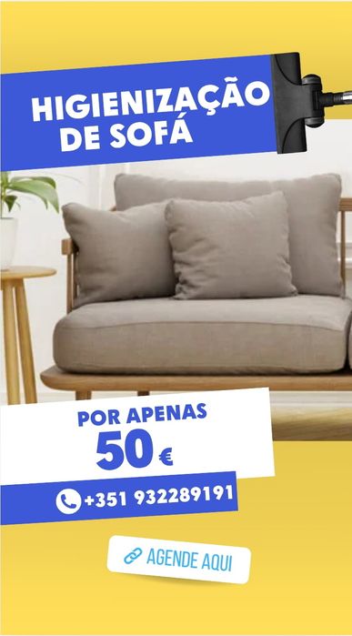 Higienização de Sofas