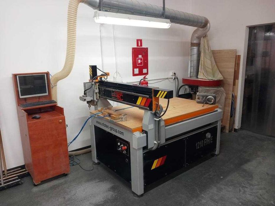 Ploter frezujący CNC Infotec 1210 F/H/E   1 właściciel od nowości.