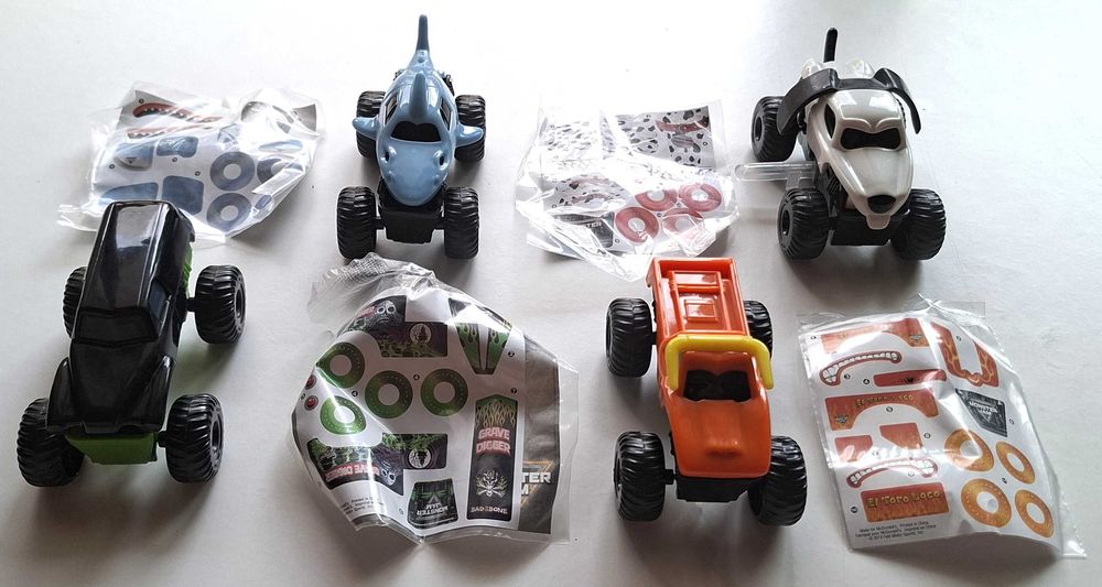 Bonecos Happy Meal McDonalds Monster Jam