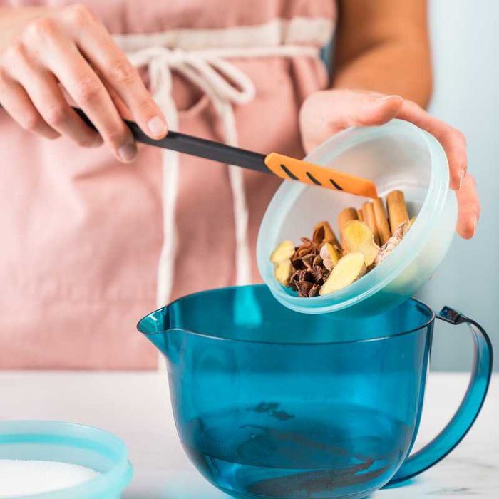 Tupperware Bule MicroCook Azul 1L Novo