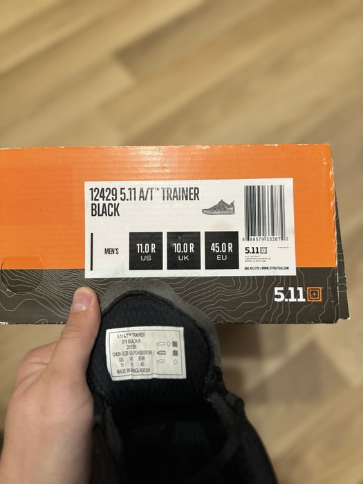 Кросівки красовкі 5.11 Tactical  A/T TRAINER BLACK lowa