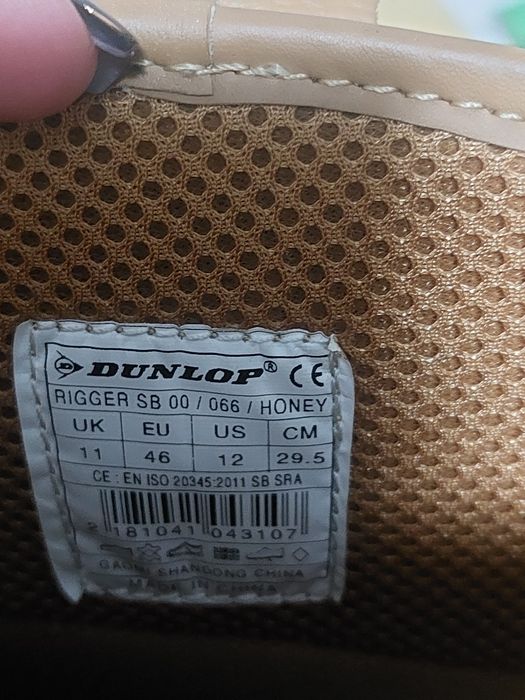 Продам рабочую обувь  Dunlop rigger steel toe cap