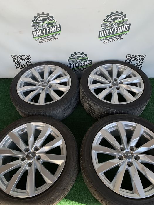 Audi a4 b9 a5 b9 A3 s-line диски титани шини 5х112 ET 40 R18 245/40/18